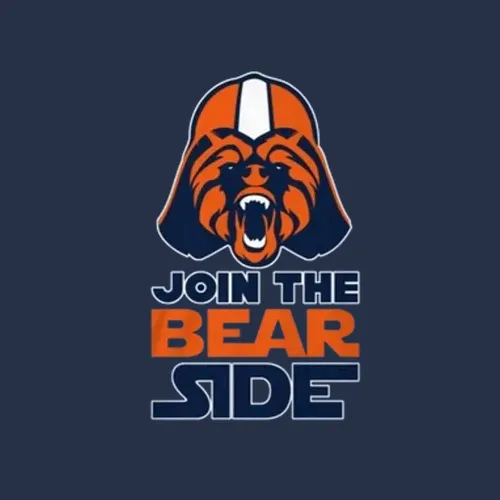 Join The Bear Side Star Wars Parody Ultimate Chicago Bears Fan