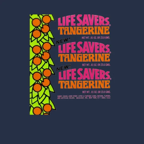 Lifesavers Tangerine Retro Gum Candy Sweets Logo