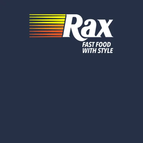 Rax Roast Beef Retro Fast Food Restaurant Logo Fan Foodie Food