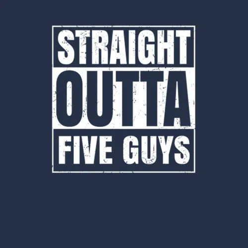 Straight Outta Five Guys Restaurant Fast Food Chain Eatery Compton Parody