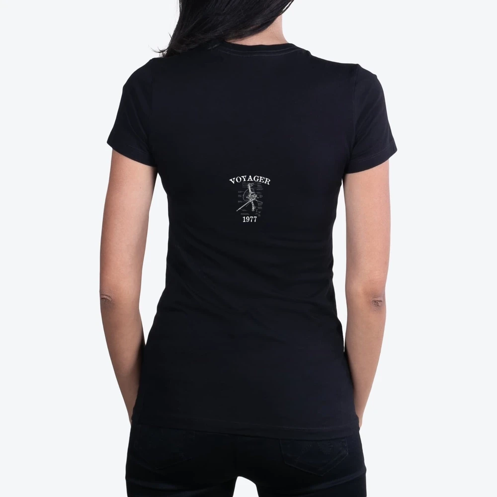 Nasa Voyager Space Probe Golden Record 1977 Mission Shirt