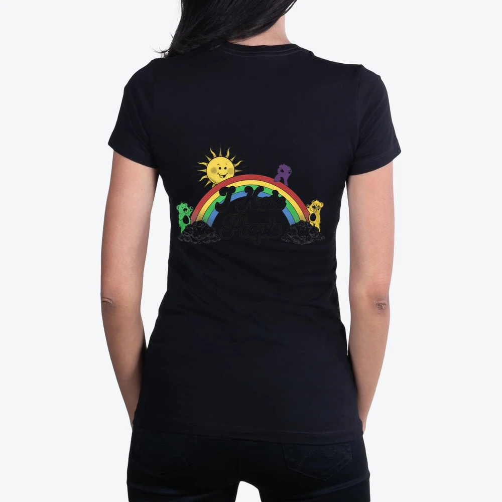 Bear Rainbow I Hate People