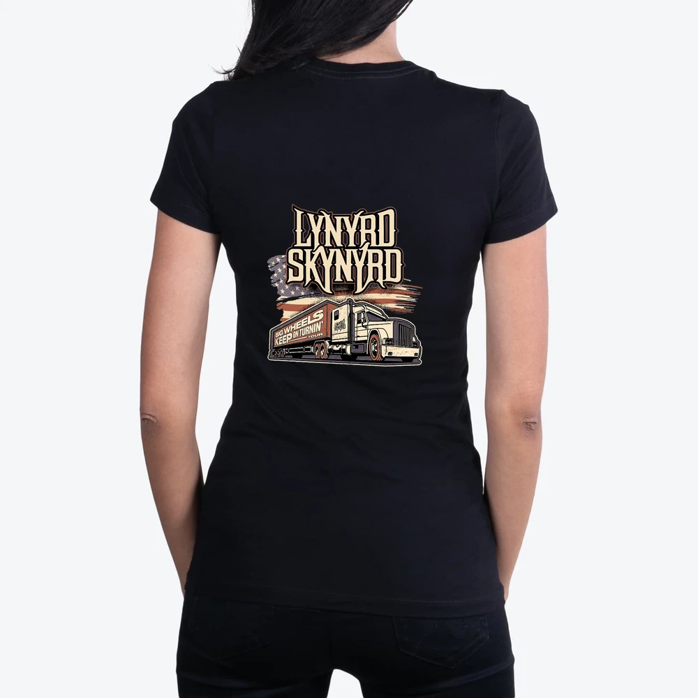Big Wheels Keep On Turnin Tour 2022 Lynyrd Skynyrd Vintage Double Sided Unsiex