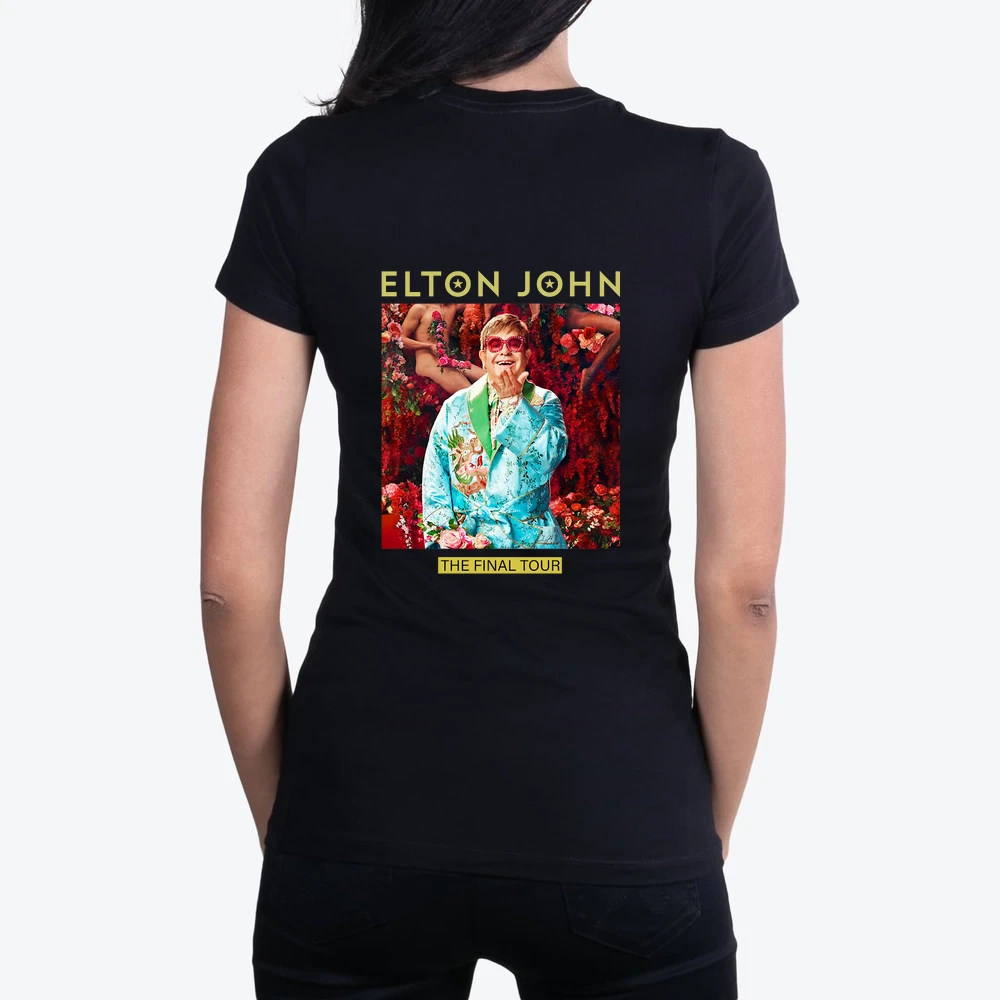 Elton John Goodbye Yellow Brick Road 2023 World Tour Double Side Trending