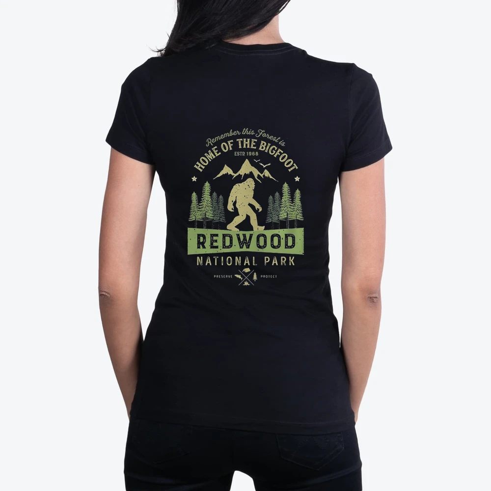 Redwood National Park Vintage California Bigfoot