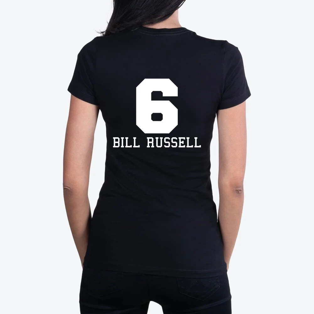 Bill Russell 6 Boston Basketball Fan Worn Sports