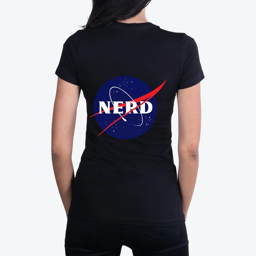 Nasa Nerd Logo Parody