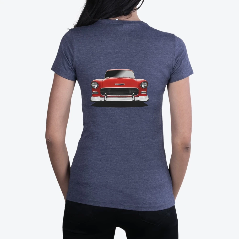 1955 Belair Front Red