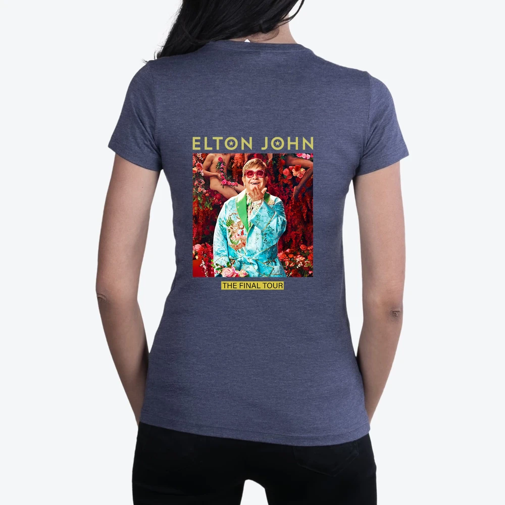 Elton John Goodbye Yellow Brick Road 2023 World Tour Double Side Trending