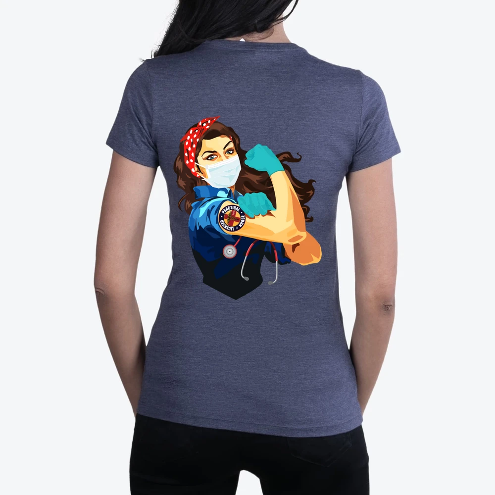 Licensed Practical Nurse Lpn Frontline Workers Nurse Strong Rosie Riveter