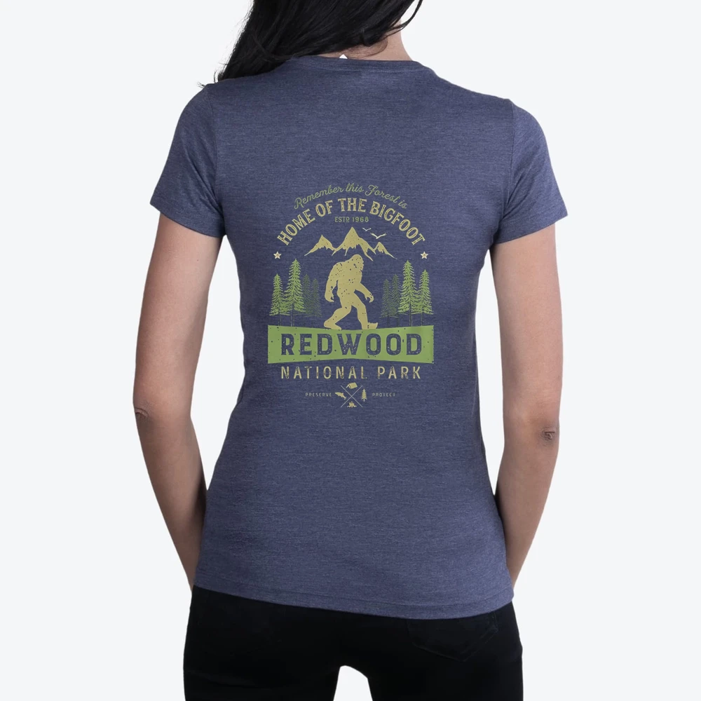 Redwood National Park Vintage California Bigfoot