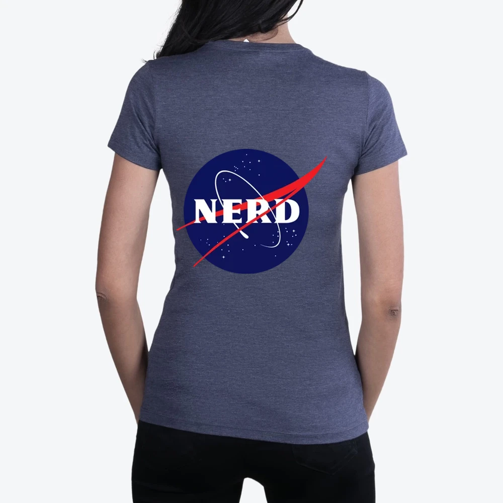 Nasa Nerd Logo Parody