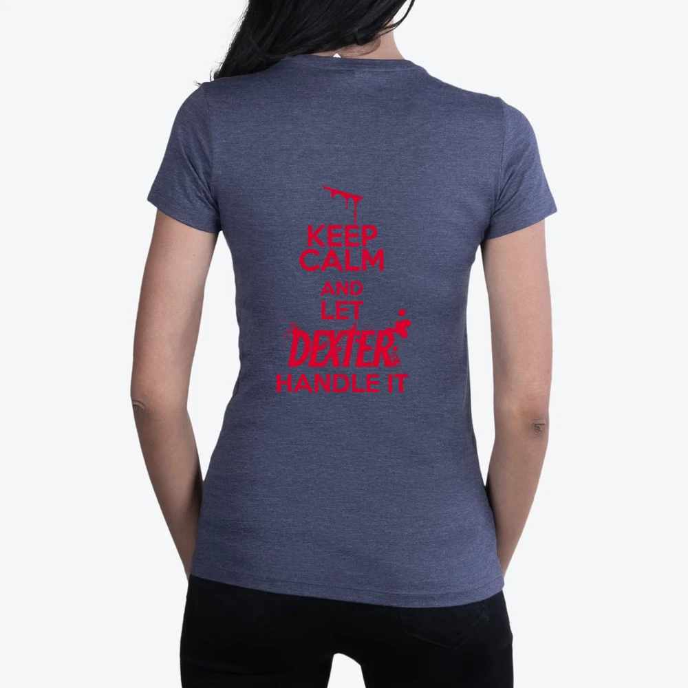 New Dexter Morgan Keep Calm And Let Dexter Handle It Cool Navy