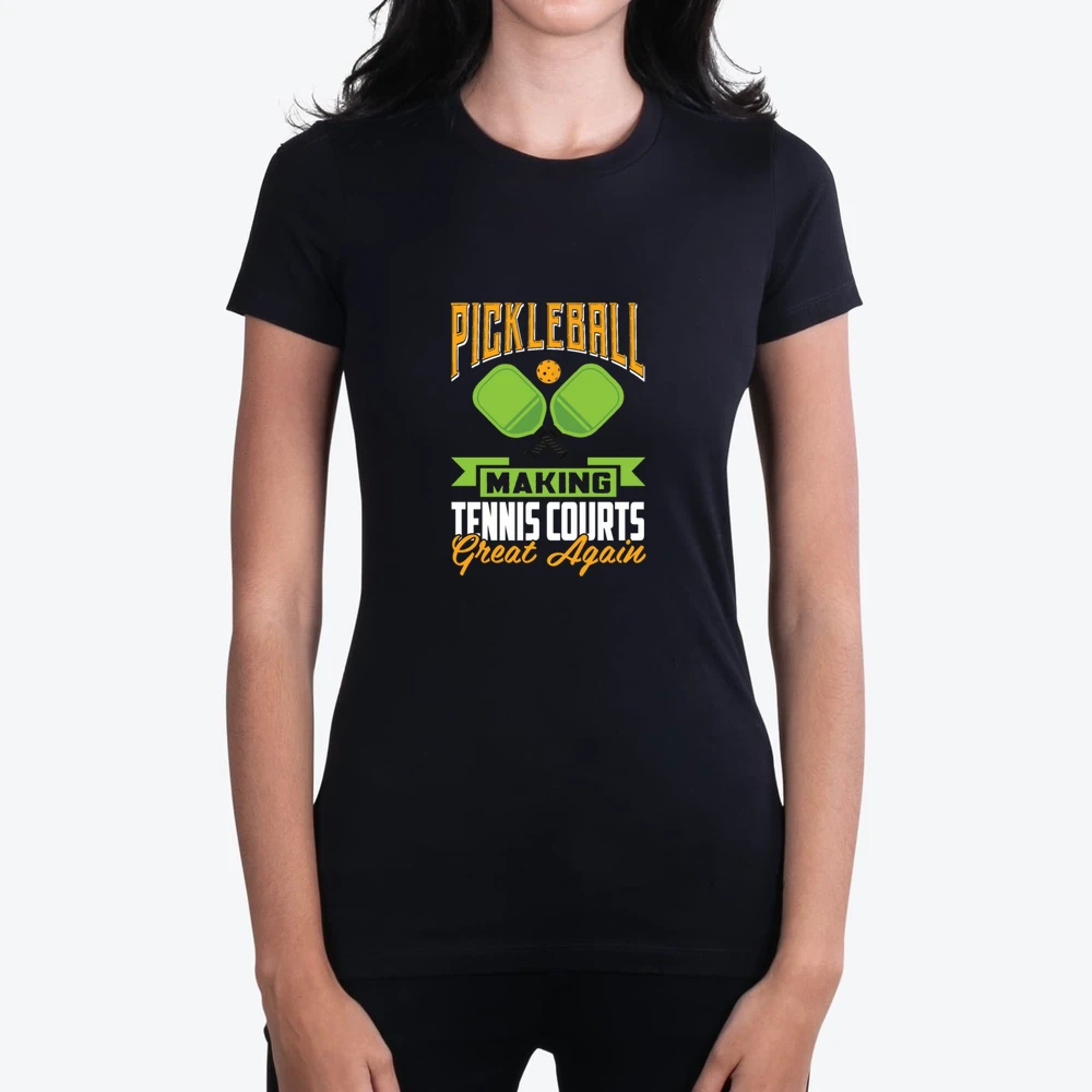 Pickleball Makes Tennis Courts Great Again Funny