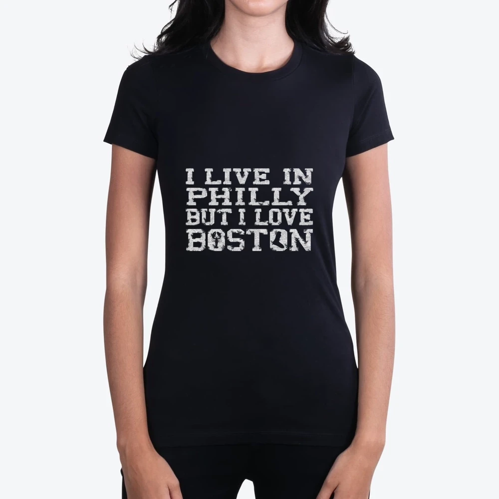 I Live Philly But I Love Boston Clothing Apparel