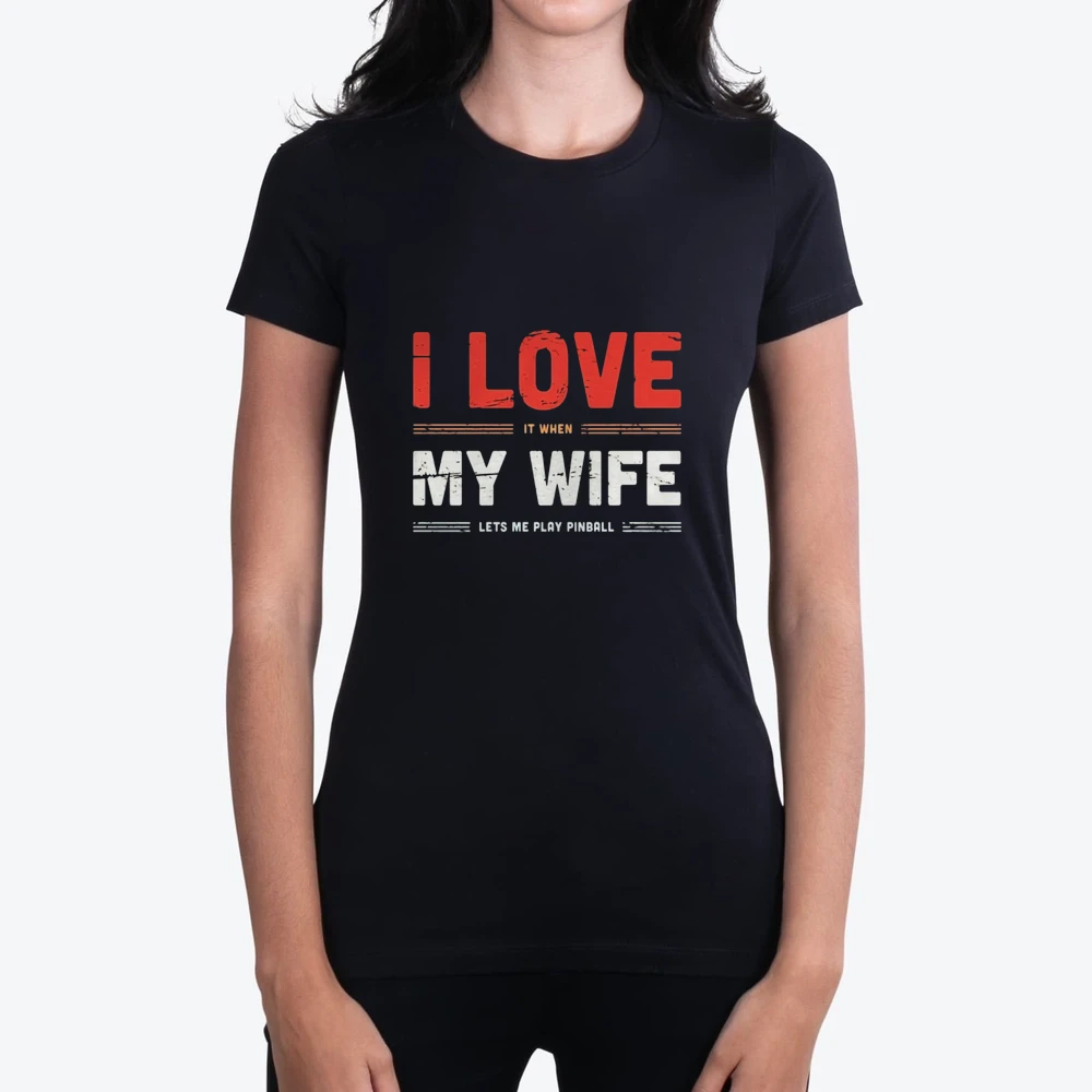 Andampampquoti Love My Wifeandampampquot Retro Pinball Distressed Vintage