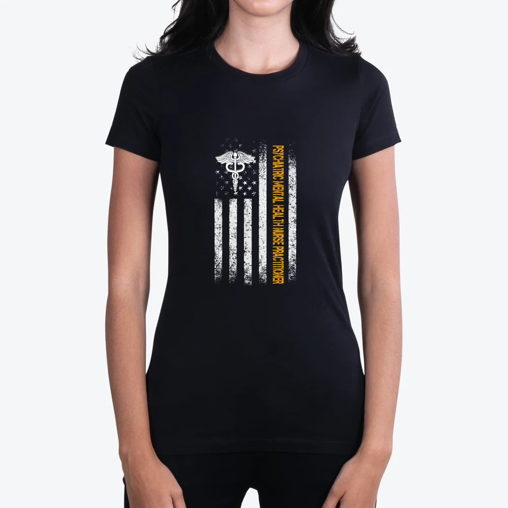 Best Psychiatric Mental Health Nurse Practitioner Nurse Dad Ever American Flag