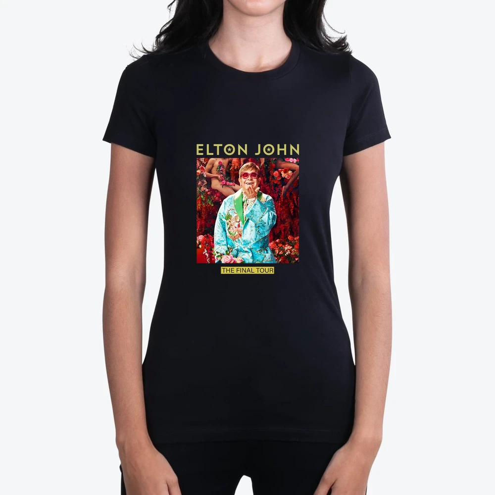 Elton John Goodbye Yellow Brick Road 2023 World Tour Double Side Trending