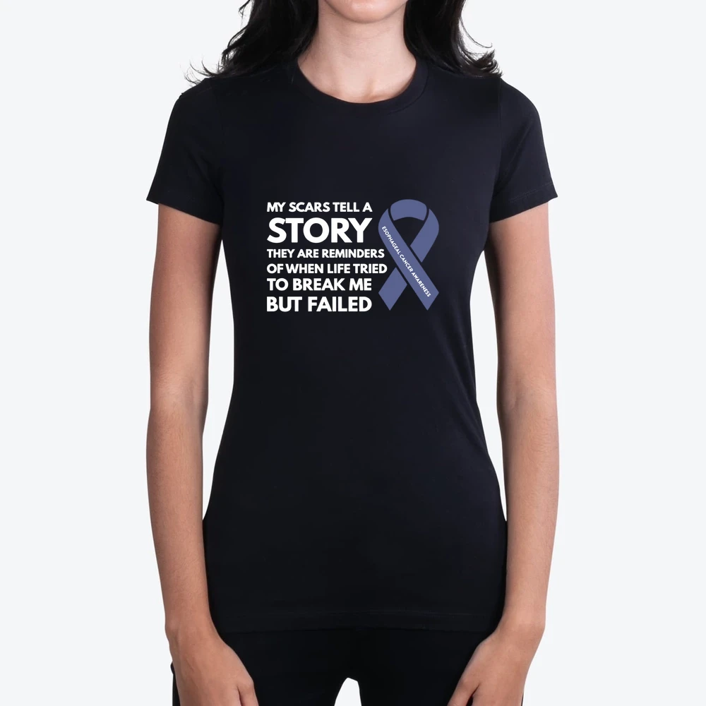 Esophageal Cancer Awareness Amber Ribbon Warrior