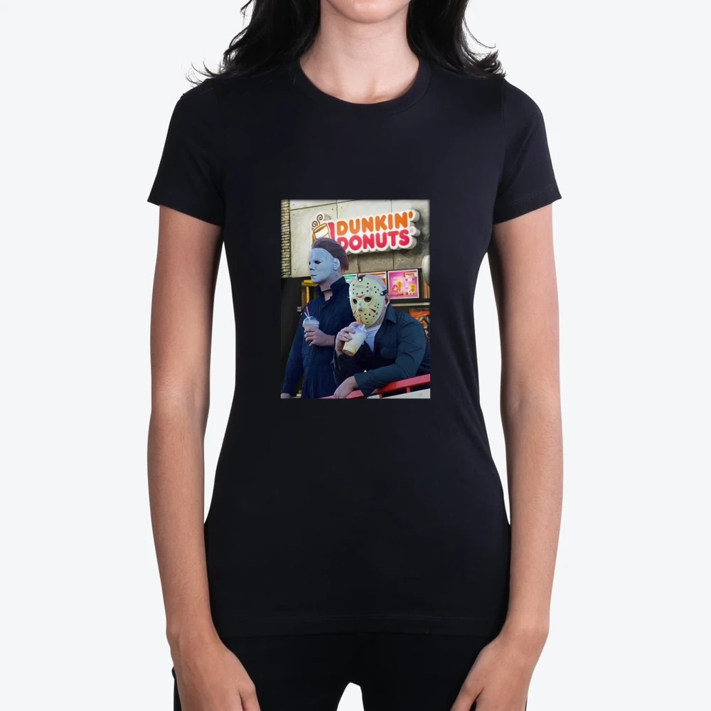 Michael Myers Jason Voorhees Drink Dunkin Donuts