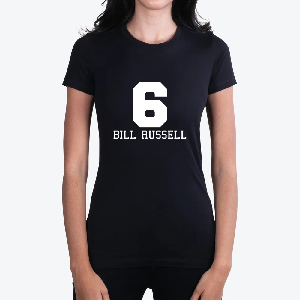 Bill Russell 6 Boston Basketball Fan Worn Sports