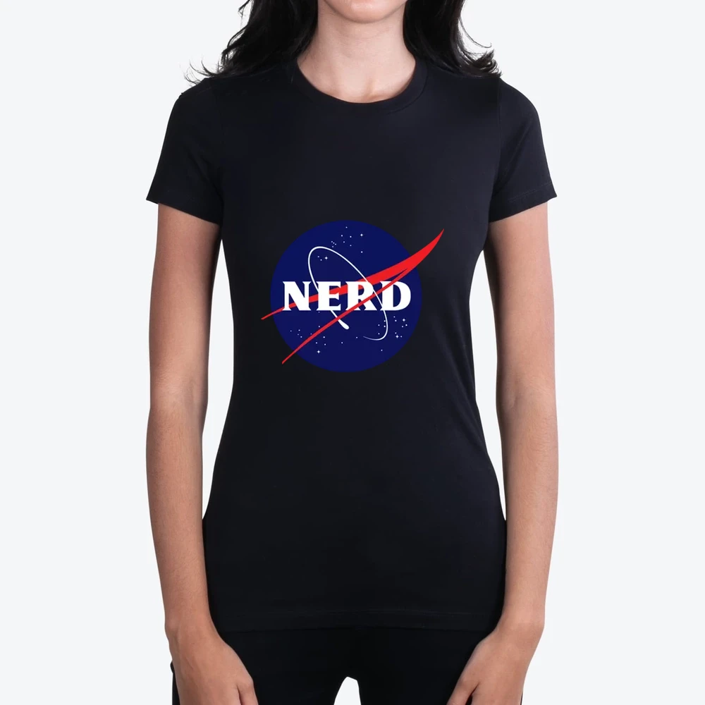 Nasa Nerd Logo Parody