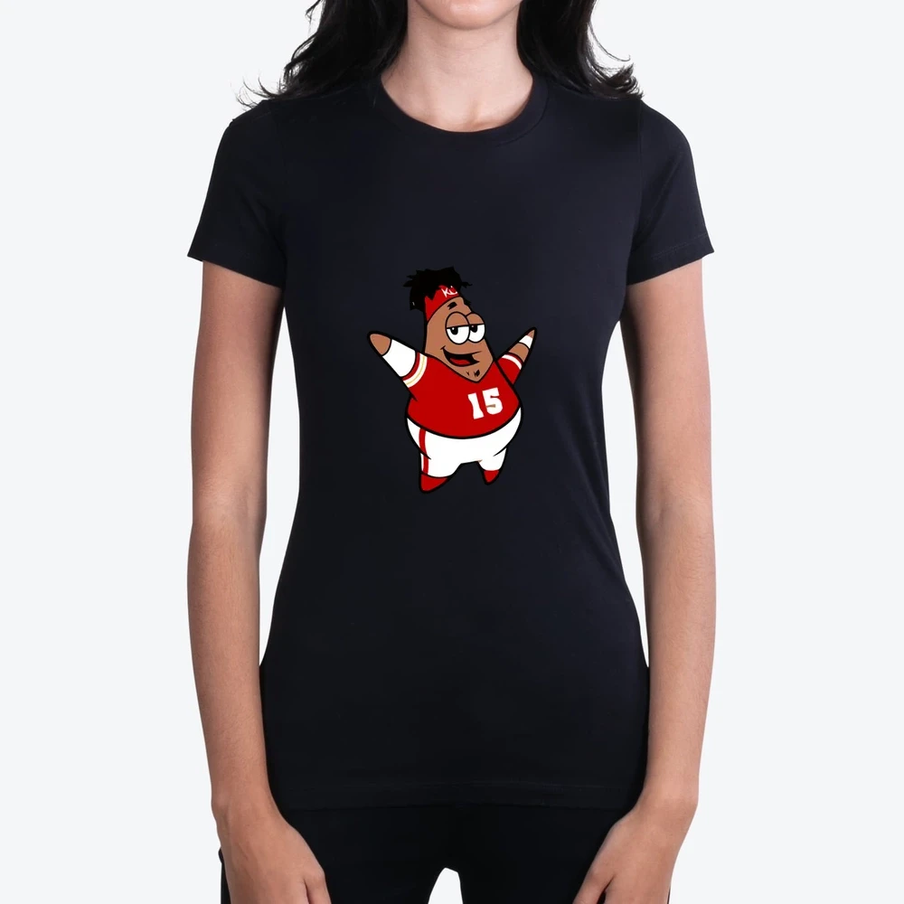 Patrick Star Mahomes Funny Kansas City Spongebob Parody Game Day Football Gift