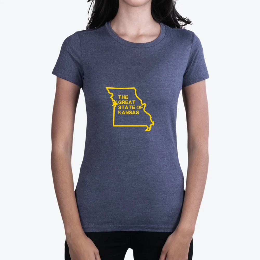 Great State Of Kansas Vintage Missouri Map Funny