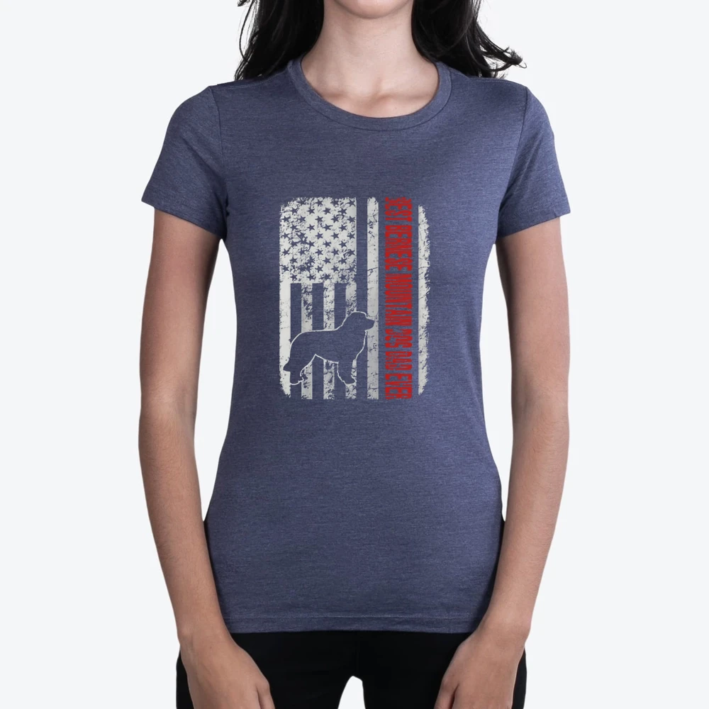 Best Bernese Mountain Dog Dad Ever American Flag