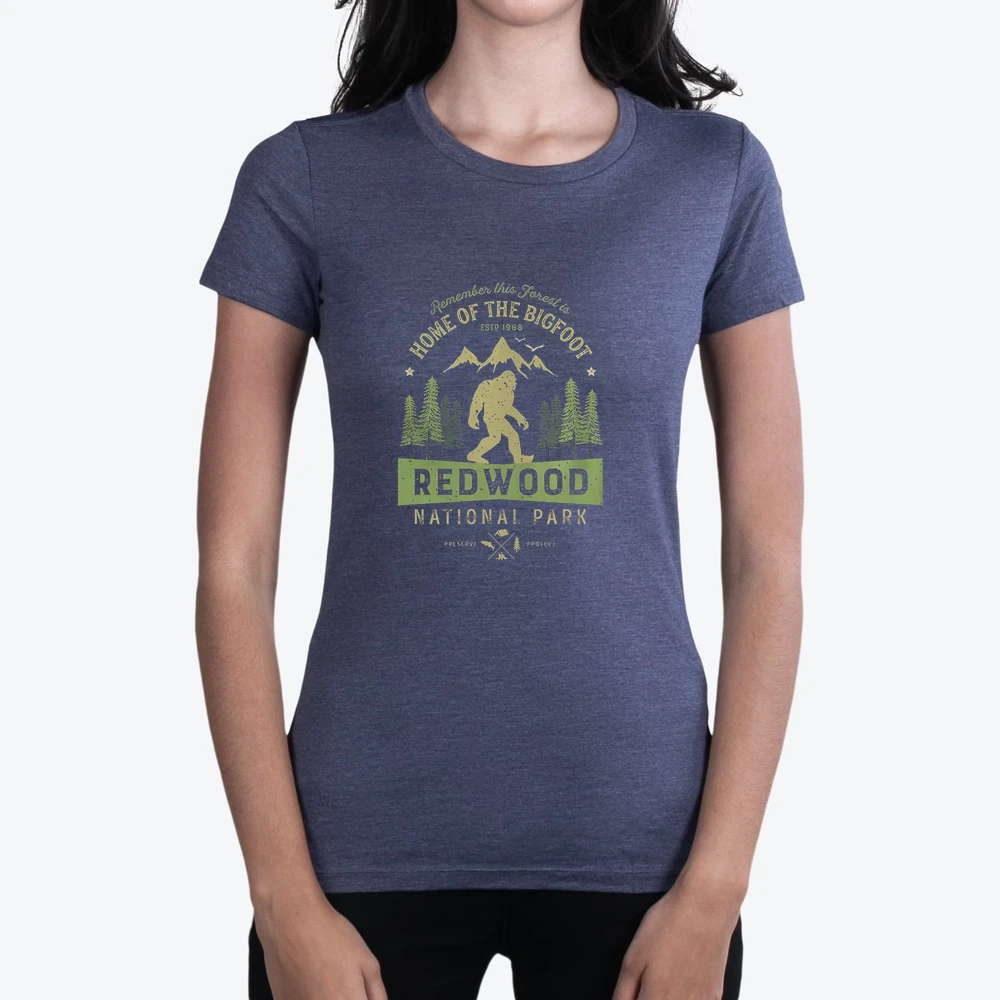 Redwood National Park Vintage California Bigfoot