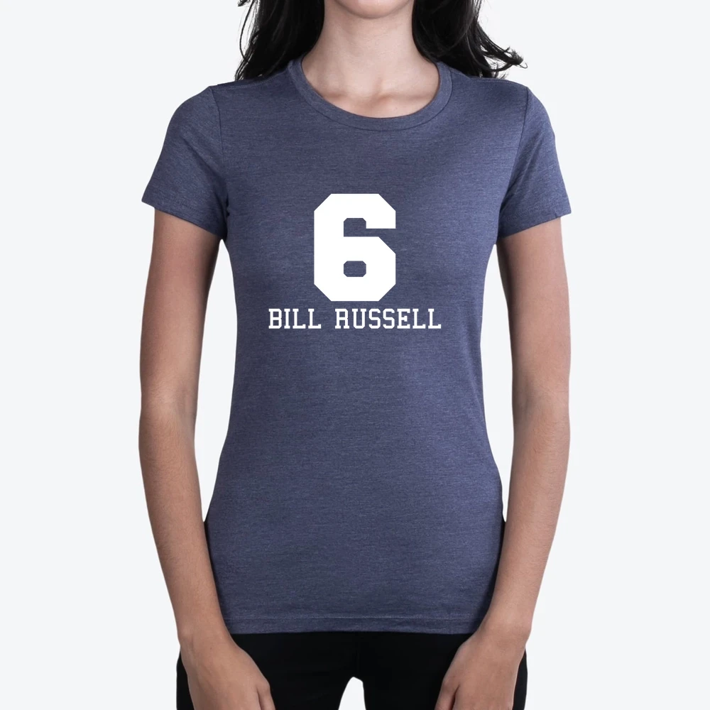 Bill Russell 6 Boston Basketball Fan Worn Sports