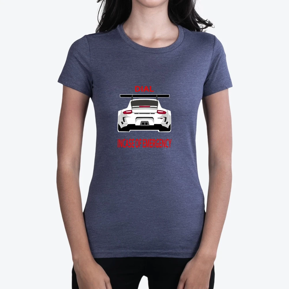 Dial 911 Porsche In Case Of Emergency Funny Trending Enthusiast Black T Shirts