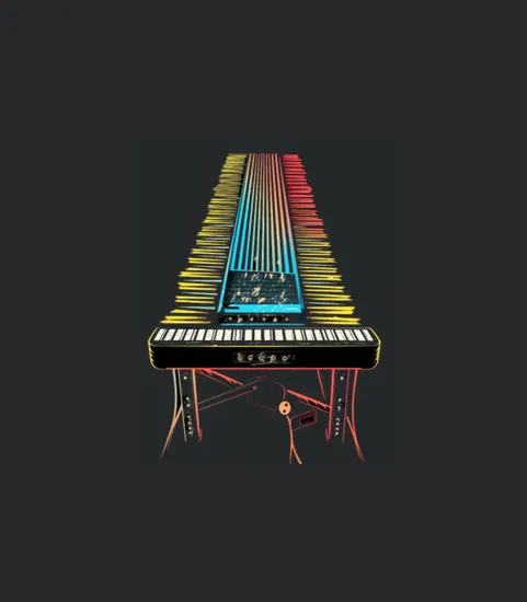 Pedal Steel Guitar Guitarist Band Music 80s Retro