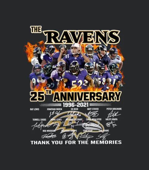 Afc The Ravens 25th Anniversary 1996 2021 Signatures Thank You For The Memories