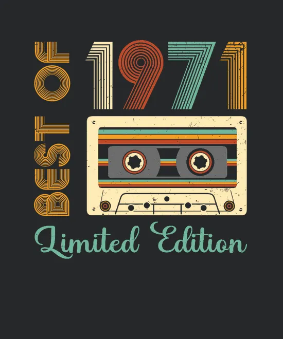 Best Of 1971 Limited Edition T Design 1