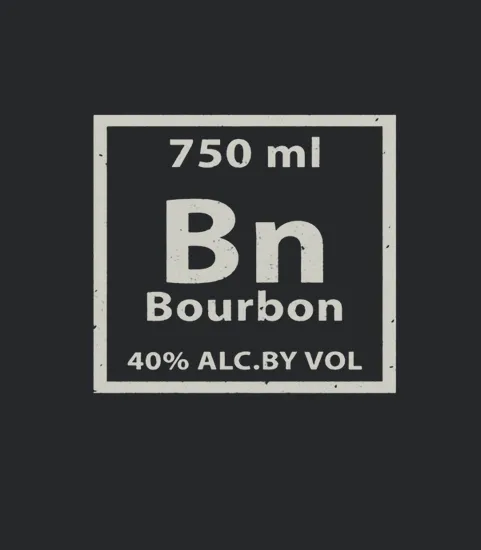 Bourbon Periodic Table Element Funny Chemistry Humor