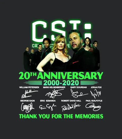 Csi Crime Scene Investigation 20th Anniversary Thank You For The Memories Signatures
