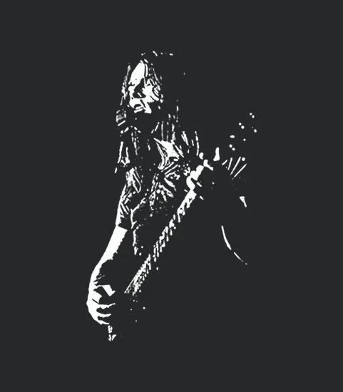 Dave Gilmour Silhouette Fan