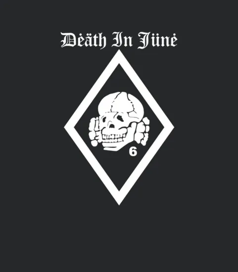 Death In June Punk Rock Custom Khaki Army Green 2