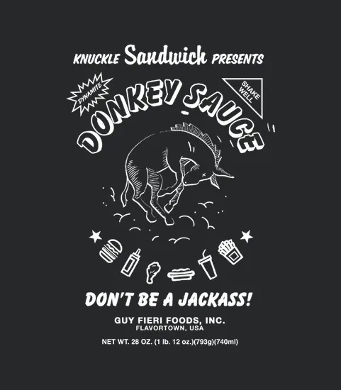 Guy Fieri Merch Donkey Sauce Tee