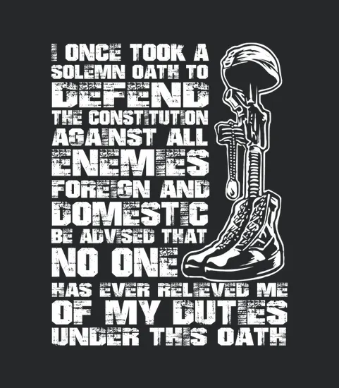I Once Took A Solemn Oath To Defend The Constitution