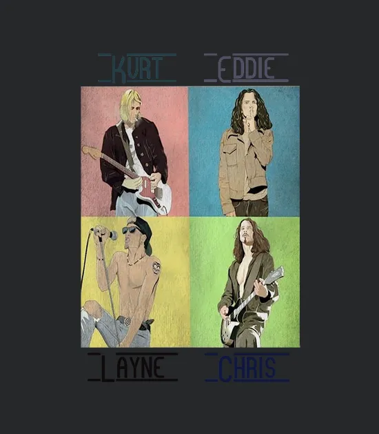 Kurt Eddie Layne Chris Pearl Jam Rock Band Tour 2022