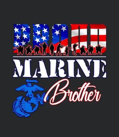 Proud Marine Brother Patriotic Usa Military 2020