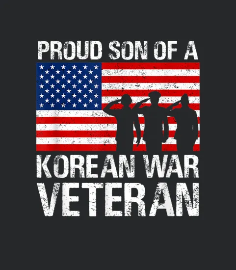 Proud Son Of A Korean War Veteran Military Family