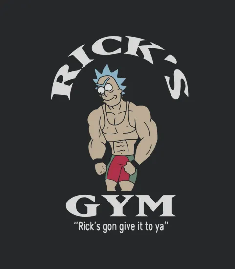 Ricks Gym Ricks Gon Give It To Ya Sweater Longsleeve