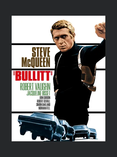 Steve Mcqueen Bullitt Poster