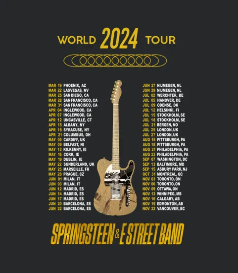 2 Side 2 Es Bruce Springsteen World Tour 2024 Mr
