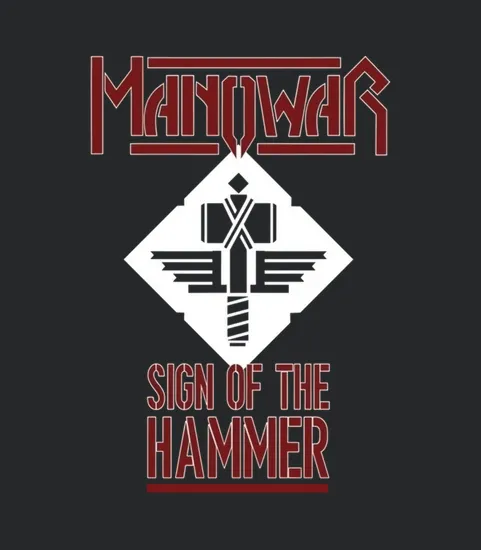 2 Side Limited Edition Manowar Sign Of The Hammer