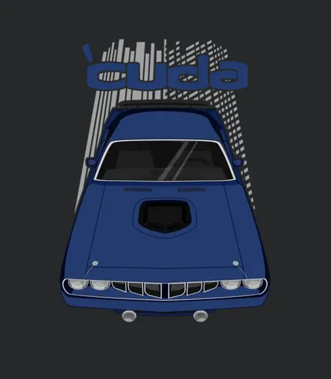 Plymouth Barracuda 1971 Blue