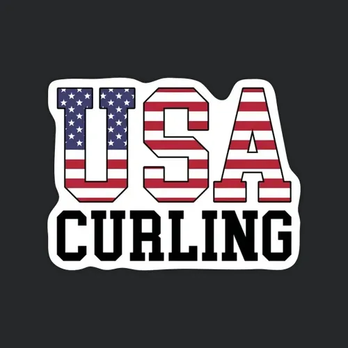 Usa Flag Curler American Curling